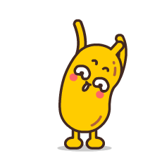 Banana Emoji Sticker - Banana Emoji Cute Stickers