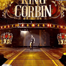 king corbin entrance wwe smack down wrestling