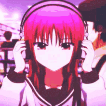 Anime Angelbeats GIF - Anime Angelbeats Music GIFs