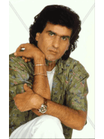 a man with a watch on his wrist has his arm resting on his shoulder