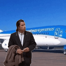John Travolta Airlines GIF