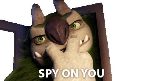 Spy On You Aaarrrgghh Sticker - Spy On You Aaarrrgghh Trollhunters Tales Of Arcadia Stickers