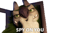 Spy On You Aaarrrgghh Sticker - Spy On You Aaarrrgghh Trollhunters Tales Of Arcadia Stickers