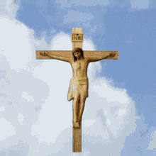 crucifix cross jesus 3d gifs artist inri