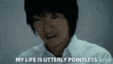 a man says " my life is utterly pointless " in a netflix ad
