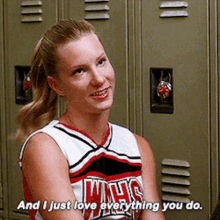 Glee Brittany Pierce GIF - Glee Brittany Pierce And I Just Love Everything You Do GIFs