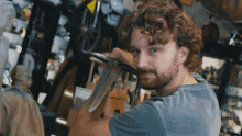 Pointing The Sword Niko Pueringer GIF - Pointing The Sword Niko Pueringer Corridor Crew GIFs