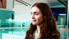 Lily Collins Yes GIF - Lily Collins Yes Nod GIFs
