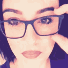 Lia Glasses GIF - Lia Glasses Wink GIFs