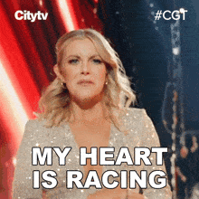 My Heart Is Racing Lindsay Ell GIF - My Heart Is Racing Lindsay Ell Canadas Got Talent GIFs