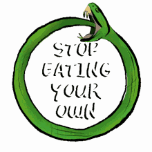 stop eating your own snake reptile eat your own ouroboros