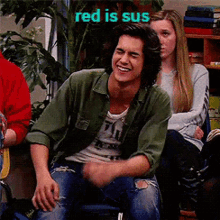 Among Us Red Is Sus GIF - Among Us Red Is Sus Imposter GIFs