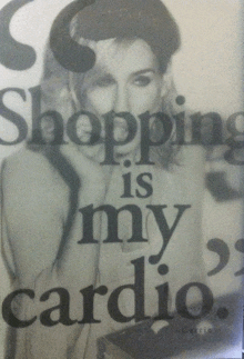 Shopping Is My Cardio GIF