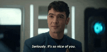 Seriously It'S So Nice Of You Spock GIF - Seriously It'S So Nice Of You Spock Ethan Peck GIFs