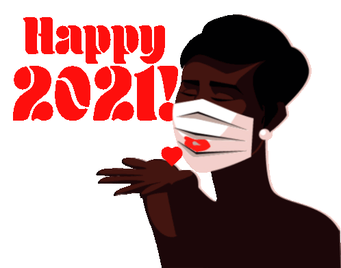 Happy2021 Covid19 Sticker - Happy2021 Covid19 Coronavirus Stickers