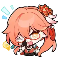 a cartoon drawing of a girl with glasses and a flower in her hair .