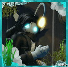a picture of a cartoon character with the word picmix at the bottom of the picture