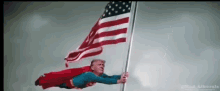 Donald Trump American Flag GIF - Donald Trump American Flag Flying GIFs