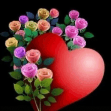 Roses Heart GIF - Roses Heart GIFs