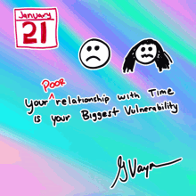 Your Poor Relationship With Time Is Your Biggest Vulnerability Veefriends GIF