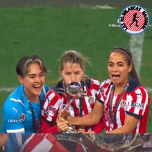 Chivas Femenil Las Rojiblancas Nacional GIF - Chivas Femenil Las Rojiblancas Nacional Campeonas GIFs