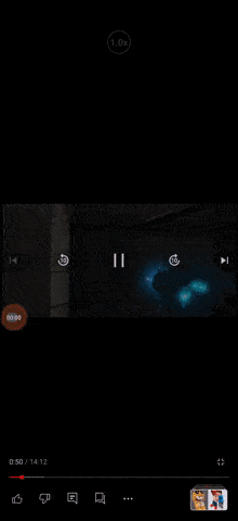 a screenshot of a video game with a pause button on the bottom right