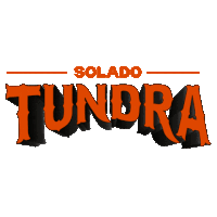 a logo for solado tundra is displayed on a white background