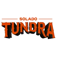 a logo for solado tundra is displayed on a white background