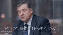 You Couldnt Have Known Gideon Havelock GIF - You Couldnt Have Known Gideon Havelock Riches GIFs
