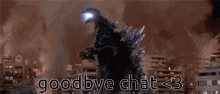 Godzilla Goodbye Chat GIF - Godzilla Goodbye Chat GIFs
