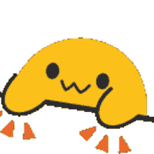 cute emoji blob excited bongo