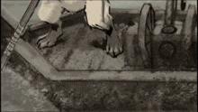 a black and white drawing of a person 's foot