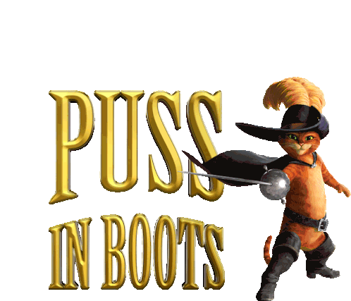 Puss In Boots Puss In Boots The Last Wish Sticker - Puss In Boots Puss In Boots The Last Wish Puss In Boots Character Name Stickers