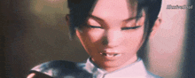 a close up of a woman 's face with the word illustrate soul on the bottom