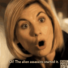 The Alien Assassins Started It Serious GIF