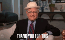 Thank You For This Norman Lear GIF - Thank You For This Norman Lear Golden Globes GIFs
