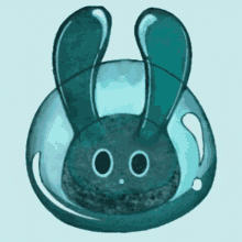 bunny slime bunnyslime monster animated
