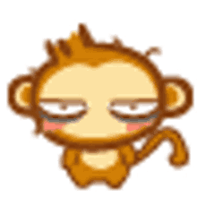 sleepy monkey