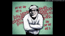 a cartoon of a man in a straight jacket with a bandage on his head is uploaded in hd