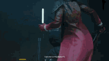 Swordplay Red Jacket GIF - Swordplay Red Jacket Wrinkled Leather GIFs