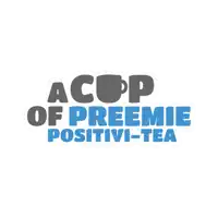 a logo that says a cup of preemia positive tea