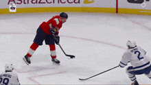 a hockey player with the number 29 on his jersey