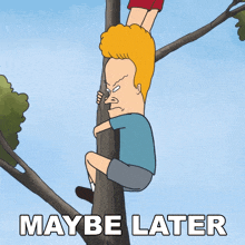 Maybe Later Beavis GIF - Maybe Later Beavis Mike Judge'S Beavis And Butt-head GIFs