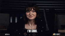 Im Good Ashley Peters GIF - Im Good Ashley Peters Law & Order Special Victims Unit GIFs