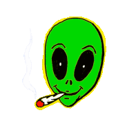 Alien Alienhigh Sticker - Alien Alienhigh Smokey Stickers