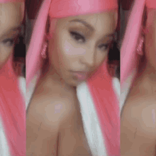 Nicki Minaj Stallitheebarbi GIF - Nicki Minaj Stallitheebarbi Pink Hair GIFs