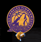 a logo for the los angeles timberwolves lakers basketball team