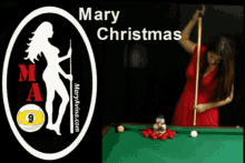 Mary Avina Billiards GIF - Mary Avina Billiards Mary Christmas GIFs
