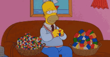 The Simpsons Homer GIF - The Simpsons Homer Rubiks Cube GIFs