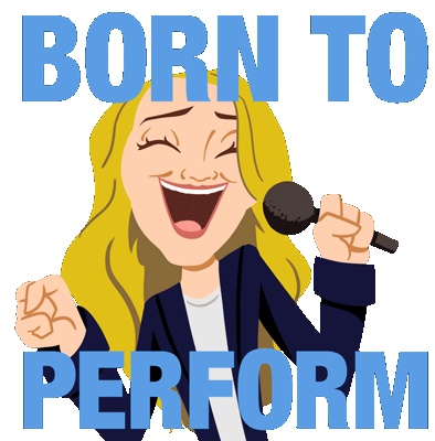 Born To Perform Miss Jenn Sticker - Born To Perform Miss Jenn High School Musical The Musical The Series Stickers